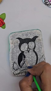 Easy way to Paint an Owl (Easy!) | Little Rocks
