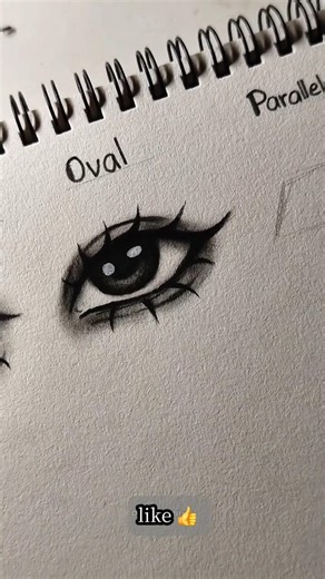 Stop drawing boring eyes! Try this instead ✍️🔥Circle, Oval, Which eye style is best? 🤔 #eyetutorial