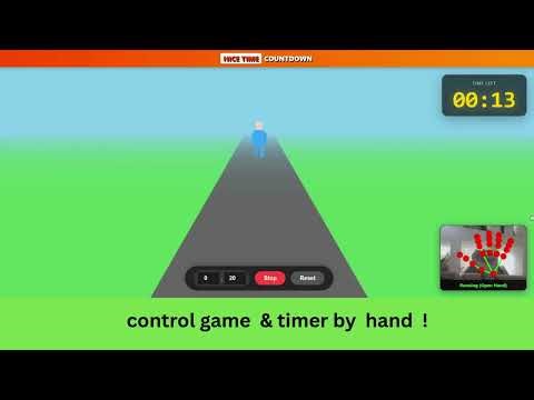 interactive race by hand using technology | countdown timer 20 sec | need this code for your kids ?