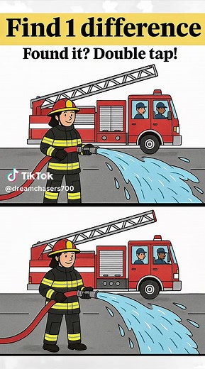 Firetruck Edition Spot the Difference Challenge