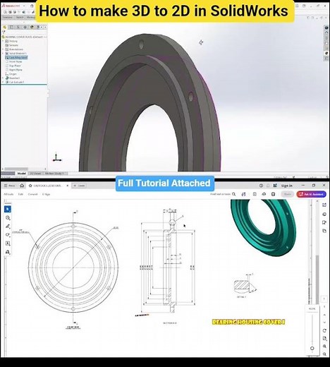 2d and 3d modelingin cad software | Make Engineering Drawings Fast