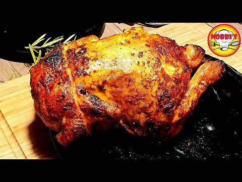 Grilling chicken in the oven? 5 minutes preparation and 75 minutes in the oven