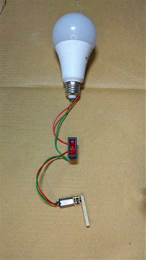 Powering a LED Lights Using a N20 Gear Motor Generator • DC Motor #dcmotor #tech #shorts