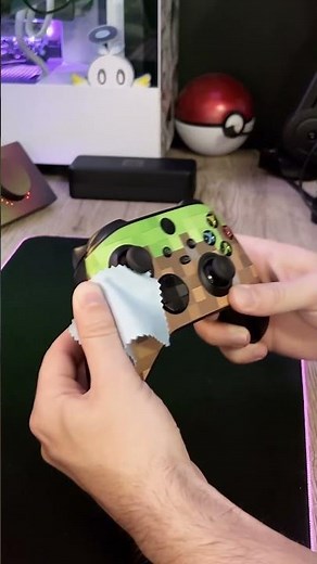 Installing minecraft skin on xbox controller #xboxseriesx #gamingsetup