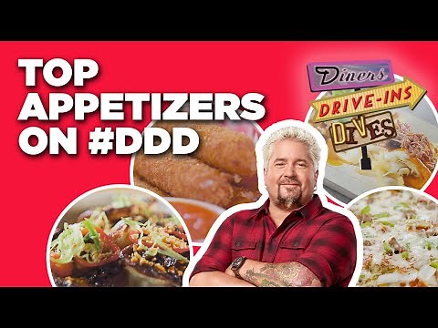 Top #DDD Appetizer Videos with Guy Fieri Part 2 | Diners, Drive-Ins and Dives | Food Network