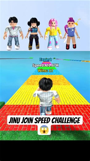 Kpop Demon Hunters Speed Challenge ! #roblox