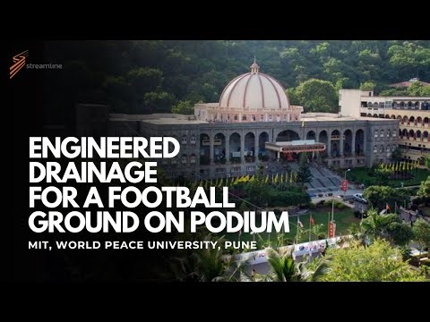 Football Podium Drainage Challenge Solved by Streamline! Engineering the Impossible with PowerDrain#