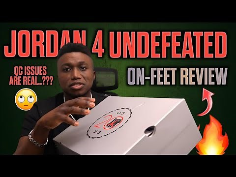 Jordan 4 UNDEFEATED Unboxing & On Feet | 1st Ever Jordan Brand Collab rereleased