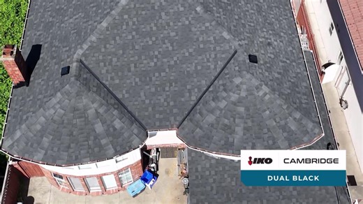 Akay Roofing Ltd. installed IKO Cambridge Dual Black #shingles on this #Vancouver #home, delivering a contemporary and dramatic look. 🙌 Check out the full line-up of IKO Cambridge Colors here: https://ow.ly/KPP150X5cWB | IKO Roofing