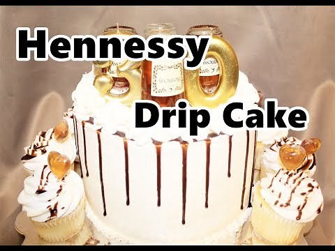 hennessy drip cake step by step