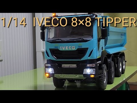 1/14 IVECO 8X8 TIPPER/ rc tipper/ rc truck/ rc remote control