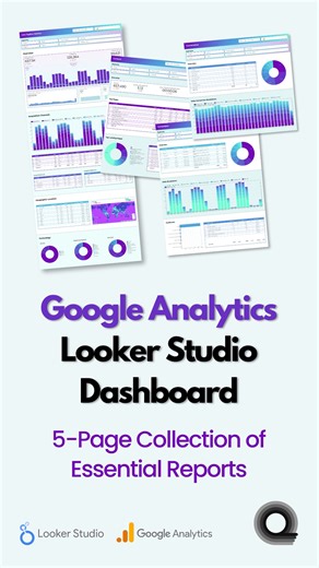 All-New Essential Google Analytics Looker Studio Dashboard For Blogs & Content Websites | Queen Bee Digital