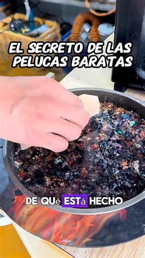 🤔¿TE HAS PREGUNTADO CÓMO SE HACE EL CABELLO SINTETICO? 💇‍♀️#VideoSekai #sorprendente #Curiosidades