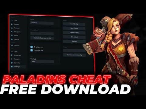 Paladins Hack Menu [2025] | NEW Paladins Cheat [FREE] | BEST Paladins Hacks [Aimbot & ESP]