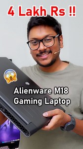 Vimal Chintapatla on Instagram: "Baap of all Laptops !? 勞 Today In the house, we have Alienware's M18 R1. It's a powerhouse Gaming Laptop featuring 18" 165Hz QHD+ IPS G-Sync Display Intel 13th Gen i9-13900HX CPU NV RTX 4080 12GB GPU 32GB DDR5 RAM 4800MHz 2TB PCIe Gen 4 SSD But there's a catch...  #tech #gaming #laptop #gaminglaptop #alienware #dell #gadgets #gamingsetup #gamingpc #youtuber"