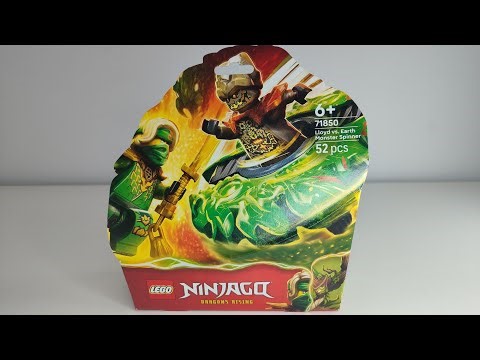 LEGO Ninjago - 71850 -Lloyd vs. Earth Monster Spinner - Speed Build -