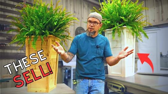 How To Make A $10 Tall Planter And Profit