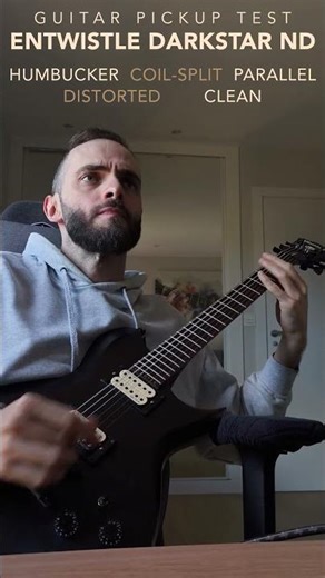 Entwistle DARKSTAR ND - Humbucker VS Coil-Split VS Parallel - Pickup Modes Tone Comparison (Hi Gain)