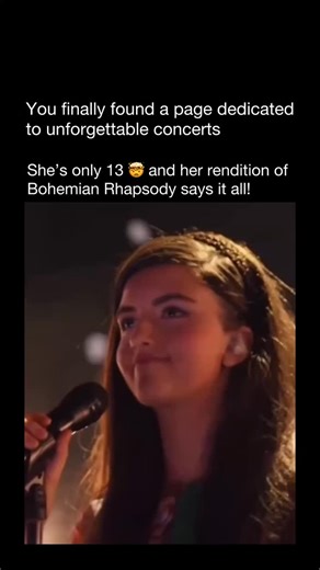 Unforgettable Concerts on Instagram: "She’s only 13 🤯 — and the moment silence turned into awe says it all. 🥹✨ Angelina Jordan’s breathtaking rendition of Queen’s “Bohemian Rhapsody” on America’s Got Talent: The Champions left the entire room speechless. From the very first note, her voice carried the soul and power of an artist far beyond her years — pure emotion, pure talent. 🎤💫 It wasn’t just a performance… it was a moment in music history. ❤️ 🎵 Bohemian Rhapsody — originally by Queen 🎙
