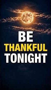 Night prayer to Thank God #nightprayer #prayerbeforesleep #bedtimeprayer
