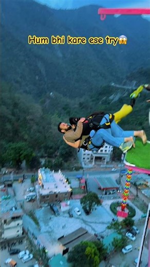 Couple bungyjump #motivation #shortvideo #viralshorts #trendingshorts #bungeejumping #adventure