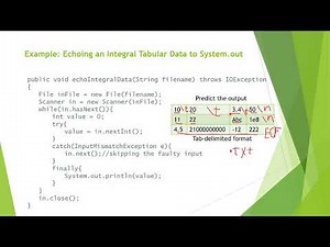 Java Programming: File I/O using Scanner and PrintWriter