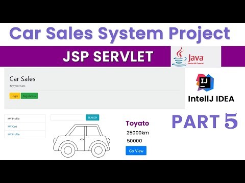 Car Sales System Project using Jsp Servlet | Part 5