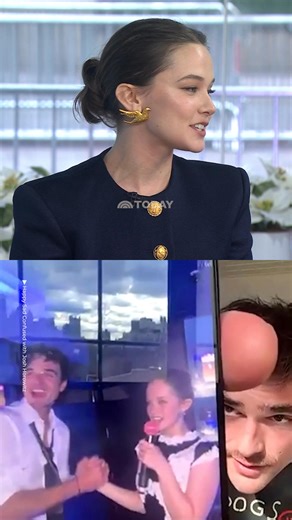 Cailee Spaeny explains the story behind friend Jacob Elordi's phone wallpaper, and congratulates him on his two Golden Globe nominations this year! Spaeny and Elordi played Priscilla and Elvis Presley in the 2023 movie "Priscilla." | Today Show