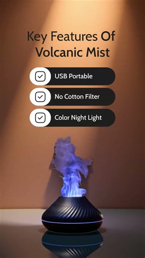 Transform Your Space with Volcanic Mist Oil Diffuser