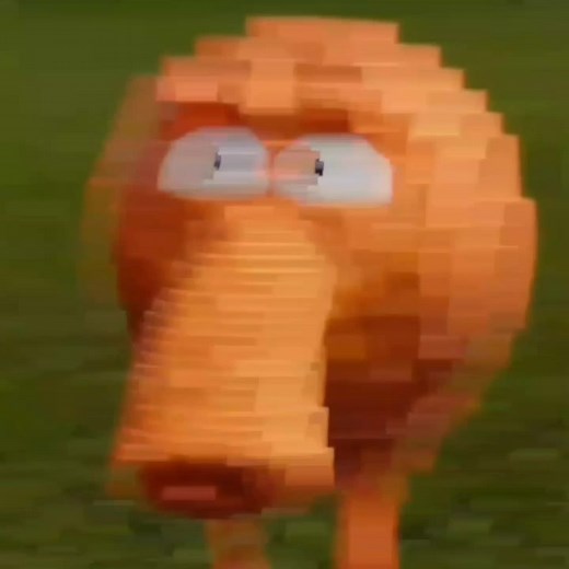 Q*bert-Lady Lisa Pixel Art: Cute Characters & Movie Scenes