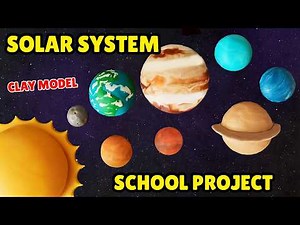 🔴 DIY SOLAR SYSTEM Model - How to Make PLANETS - Polymer Clay, plastilina and Fondant Tutorial