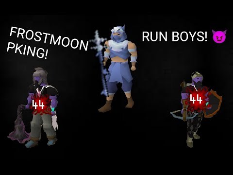 I tried this new OSRS equipment frostmoon gear (blue moon armour) on mobile!
