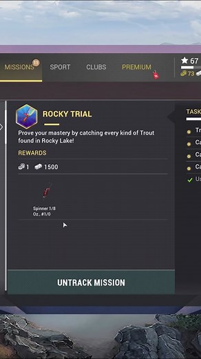 Rocky trail mission - Fishing planet tutorials #fishing #fishingplanet #fishingplanetguide #fishingfun #rainbowtrout #trout #rockylake #rockytrail