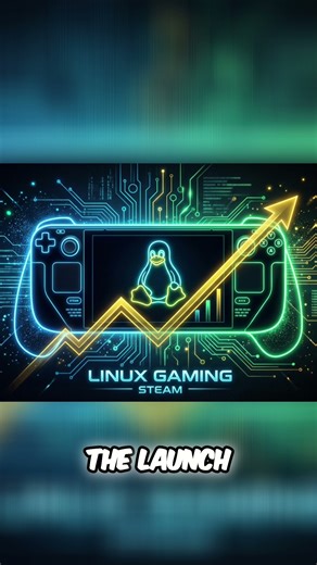 Linux Gaming Dominates Steam: 3.2% Market Share! #shorts