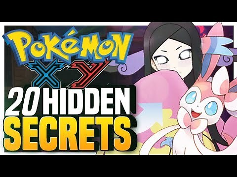 20 Hidden SECRETS/ EASTER EGGS Facts In Pokemon X And Y - Kalos