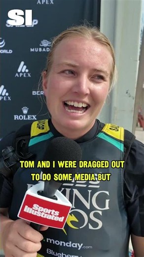 Ryan Reynolds' Flying Roos 🦘🇦🇺 Team Keeps Celebrations Surprisingly Simple #sailgp #sailing