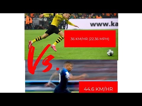 Erling Haaland vs Mbappe Speed Comparison