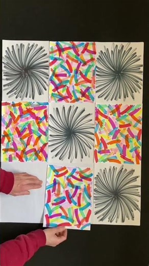 Amazing🌟Marker Art Challenge Drawing!!❤️💜#art #shorts