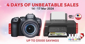 Visit us at the Suntec Convention & Exhibition Centre Level 3 and save up to $1000 on Canon’s latest tech! This includes the ever-popular PowerShot V10, which comes with an exclusive mystery gift. 🔮 Drop by our booth from the 14 to 17 Mar or shop the latest deals online: 🛒 Canon authorised dealers: http://bit.ly/CanonSG-Dealers 🛒 Canon SG eShop: https://bit.ly/CanonITShow2024 | Canon Singapore