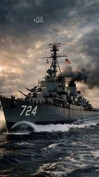 This destroyer survived 22 kamikaze attacks in 80 minutes #ww2