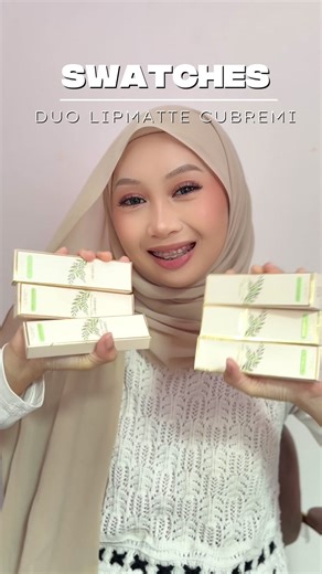 Swatch lipmatte baru cubremi. Peminat ombre wajib grab all code ni👀 Release on 28 January 2026.
