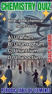 1.6K views · 33 reactions | CHEMISTRY QUIZ - PERIODIC TABLE OF ELEMENTS QUIZ SCIENCE QUIZ / SCIENCE MAJOR / SCIENCE GENERAL EDUCATION / SCIENCE GENERAL KNOWLEDGE #ZOOLOGY #SCIENCEQUIZ #SCIENCE #GKQUIZ #SCIENCEGENED | Franklin - Online LET, CSE, IELTS & Celpip Private Tutorial | Facebook