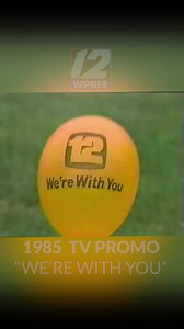 Another classic TV promo found in the WPRI 12 Archives – From 1985, do you remember this catchy jingle…. and how about that bicep? #WPRI #TVPromo | WPRI 12