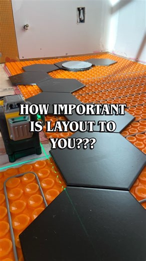 Dan Janzen on Instagram: "Sometimes I spend a few hours figuring out the best layout, never rush it because it always pays off in the end. #brandambassador #asmr #tile #diy #construction #renovation #tiling #schluter #trending #fblifestyle #creator #contentcreator #influencer"