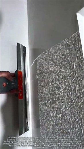 Pro Drywall Skimming Technique For Fast Wall Transitioning