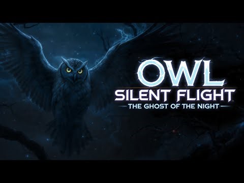 Owl 🦉🌙 Silent Flight | The Ghost of the Night.