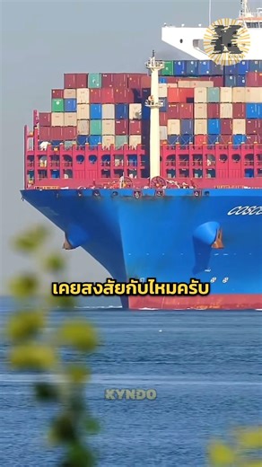 How are those shipping containers stacked so they don't fall over even when facing giant waves?