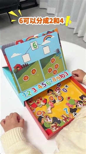 Suitable for children aged 3 to 6#The ten-grid array mathematics enlightenment teaching ai