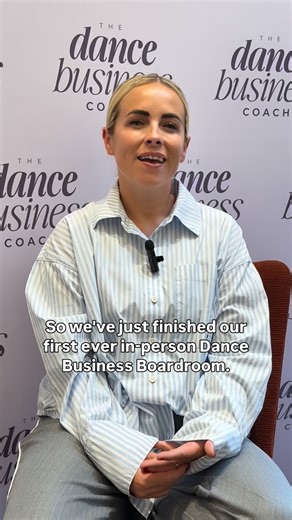 The Dance Business Boardroom - the next level 🔥💪🏻 It was our first in-person event today for our Boardroom members and what a day it was…we left with clarity and action steps on how to really level up within each of their businesses. The Boardroom is an intimate group setting, allowing us more time to really focus on the inner workings of the business and what is needed to get to that next level of growth. Watch this space 👏🏻😍 | The Dance Business Coach