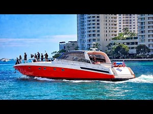 MIAMI LUXURY ON WATER! Millionaire Yachts, Party Boats & Elite Vibes